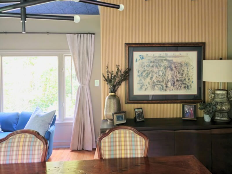 after picture of dining room