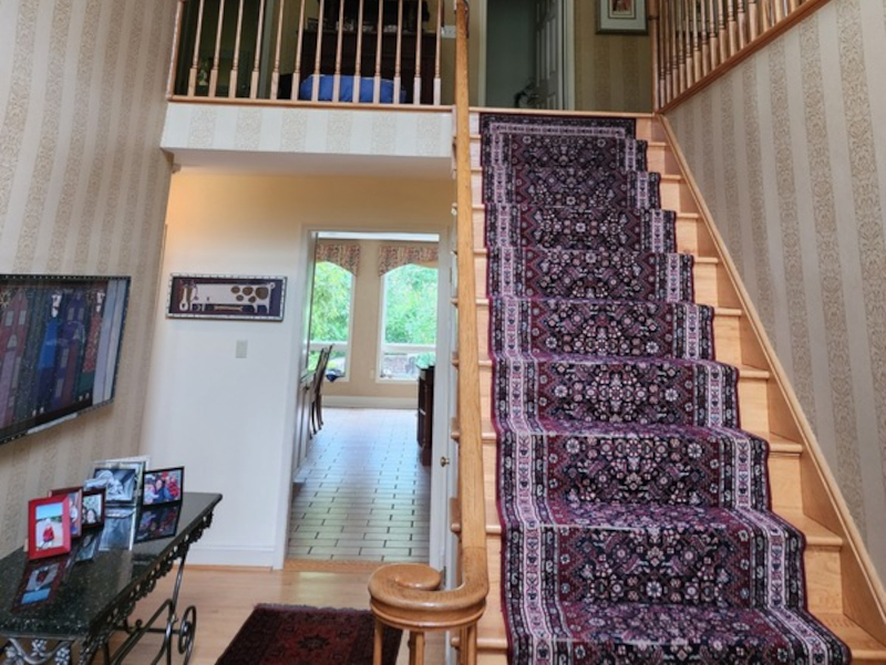 before picture of a foyer