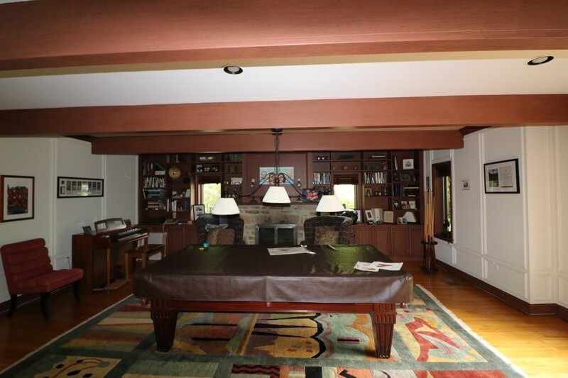 before picture of a game room