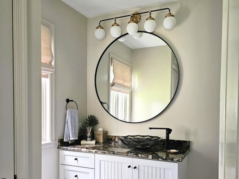 after picture of a guest bathroom
