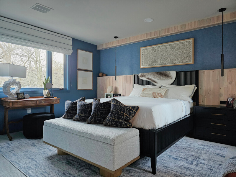 after picture of a guest room