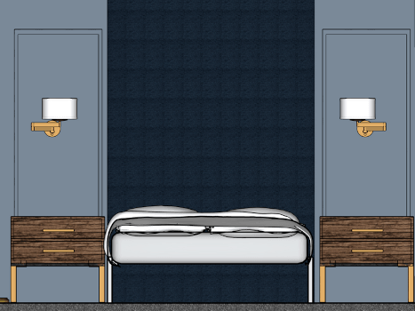 initial project design for a bedroom