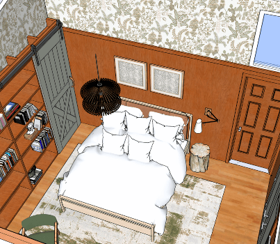 initial project design for a bedroom